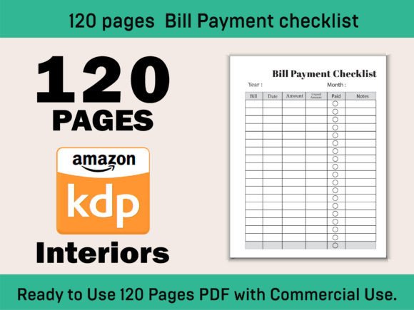 Bill Payment Checklist KDP Interior-05: A Comprehensive Guide for Efficient Financial Management