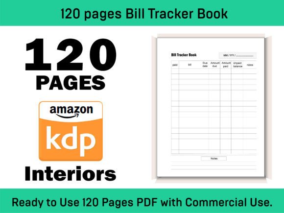 Bill Tracker Book Kdp Interior-09: A Practical Tool for Managing Your Finances