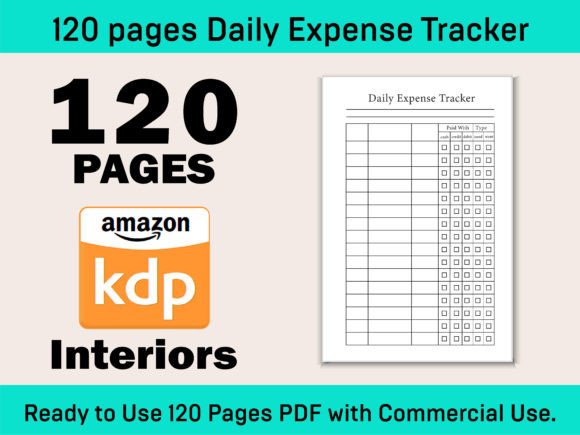 Daily Expense Tracker Kdp Interior V-03