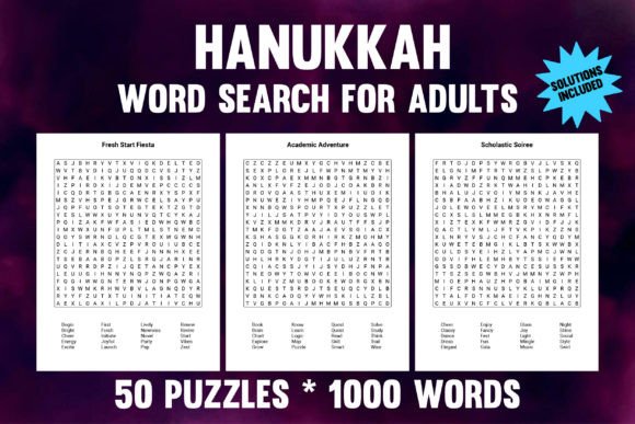 Discover the Magic of Hanukkah Word Search