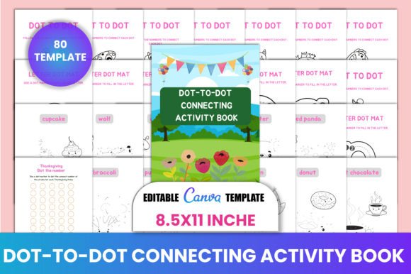 Dot-to-Dot Connecting Activity Book: A Creative and Educational Resource