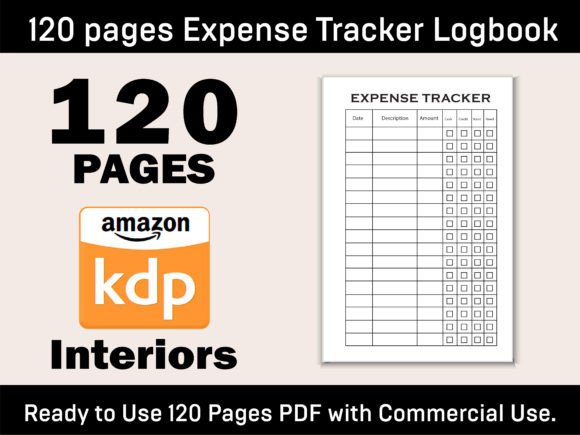 Expense Logbook KDP Interior V-02: A Practical Tool for Tracking Business Expenses