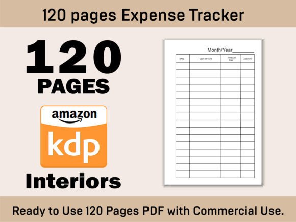 Expense Tracker KDP Interior V-01