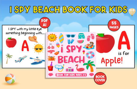 I Spy Beach Activity Book for Kids