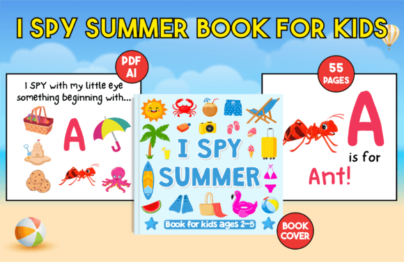 I Spy Summer Book for Kids Ages 2-5