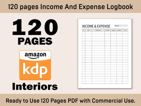 Income and Expense Logbook Kdp Int V-01: A Practical Tool for Financial Management
