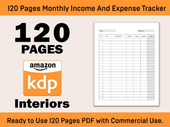 Maximize Your Financial Control with the Monthly Income and Expense Tracker V-04