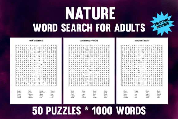Nature Word Search