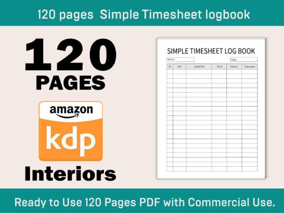 Simple Timesheet Logbook Kdp Int V-03
