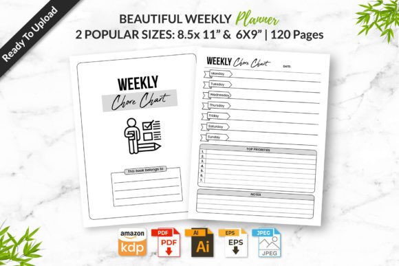 Weekly Chore Chart KDP Interior Pages: A Practical Tool for Organized Living